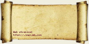 Emilija Bebić vizit kartica